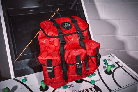 gucci 100 thieves collab|gucci backpack.